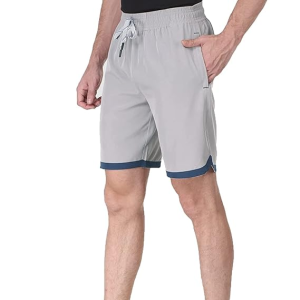 Shorts for Men with Zipper Pockets & Knee Design