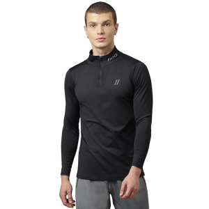 Men’s Slim Fit Polyester Full Sleeve T Shirt for Gym.